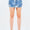 American Bazi Jacquard Trim Cargo Mini Denim Skirt