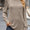 Lovelet Ribbed Round Neck Long Sleeve Knit Top