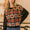 BiBi Granny Square Front Long Sleeve Top