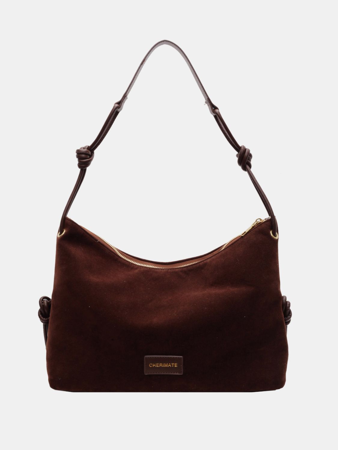 Suede Large Shoulder Bag