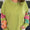 Plus Size Printed Round Neck Long Sleeve Sweatshirt