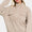 Zenana Acid Washed Half Snap Fleece Sweatshirt Ash Mocha / L