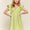 ADORA Smocked Back Ruffled Cap Sleeve Babydoll Dress
