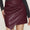 Ruched Mini Skirt with Zipper