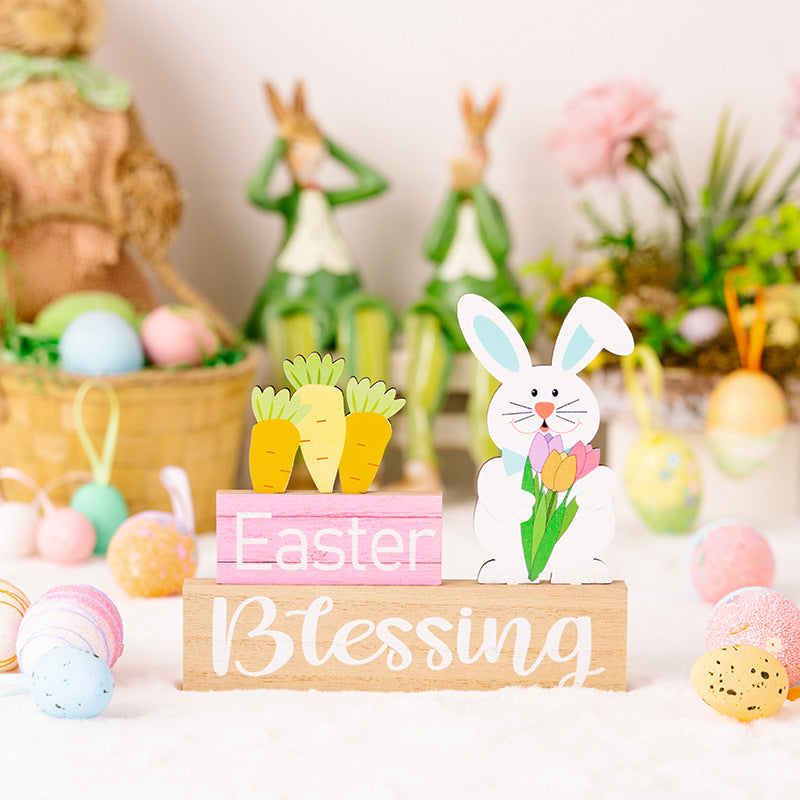 Easter Element Wooden Ornament