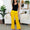 FAM-FAM Elastic Waist Bootcut Pants