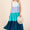 Colour Block Tiered Pull-On Maxi Dress