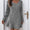 Perfee Asymmetric Long Sleeve Mini Dress