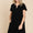 Culture Code Full Size Short Sleeve Ruffled Asymmetric Hem Dress