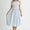 Smocked Bodice Bubble Midi Dress