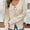 Perfee Tied Round Neck Long Sleeve Cardigan