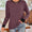 Lovelet Striped Round Neck Long Sleeve T-Shirt