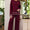 High-Low Round Neck Top and Pants Sweater Set