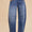 Annie Wear Mid Rise Barrel Leg Jeans with Pockets