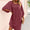 Ivy Lane Round Neck Three-Quarter Sleeve Tee Dress