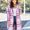 Double Take Full Size Plaid Button Up Lapel Collar Coat