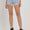 RISEN Full Size High Rise Rhinestone Strap Embellished Denim Shorts