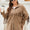 Plus Size Fringe Trim Snap Down Long Sleeve Shacket