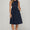 Sleeveless Poplin Woven Midi Dress with Pockets Plus Size