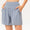 Pocketed Elastic Waist Active Shorts