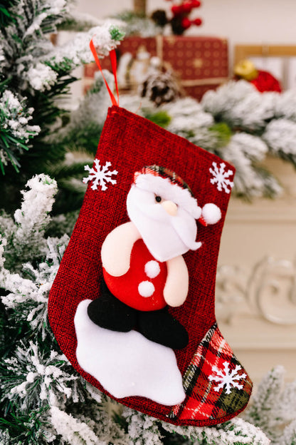 4-Pack Snowflake Christmas Stocking Hanging Widgets