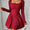 Backless Glitter Square Neck Long Sleeve Mini Dress