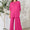 Full Size Round Neck Slit Top and Pants Set