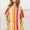 Multi Stripe Woven Flared Midi Dress