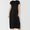 Swim Pleated Cap Sleeve A-Line Dress