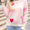 Angel Wings Heart Round Neck Droppped Shoulder Sweater