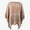 Round Neck Fringe Detail Poncho