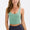 Cropped Scoop Neck Active Tank Top