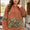 Plus Size Leopard Kangaroo Pocket Long Sleeve Hoodie