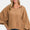 Zenana Brushed Hacci Drop Shoulder Cropped Hoodie