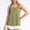 Ninexis Square Neck Half Button Tank