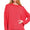 Exposed Seam Long Sleeve Corded Rib Knit Top Plus Size
