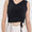 Millennia Drawstring Ruched Wide Strap Active Tank