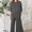 Full Size Round Neck Slit Top and Pants Set