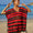 Angel Wings Tassel Openwork Striped V-Neck Cover Up