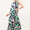 Botanical Printed Halter neck Tiered Maxi Dress