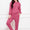 Round Neck Long Sleeve Sweatshirt and Pants Set