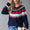 Angel Wings Graphic Round Neck Long Sleeve Sweater