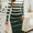 Devine Color Block Round Neck Long Sleeve Midi Dress