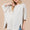 Ces Femme Side Slit Drop Shoulder Puff Sleeve Sweatshirt