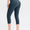 Wide Waistband Cropped Active Leggings with Pockets