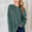 Basic Bae Full Size Ribbed Half Button Long Sleeve High-Low T-Shirt