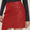 Ruched Mini Skirt with Zipper