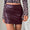 Devine PU Leather Mini Skirt