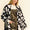 Davi & Dani Leopard Open Front Long Sleeve Cardigan