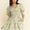 Fruits Printed Smocking Mini Dress